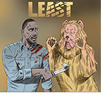 Spoof of the film Beast retitled Least with star Idris Elba driving a rubber knife into the Cowardly Lion played by Bert Lahr.