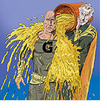 Spoof of the film Black Adam with Dr. Fate (Pierce Brosnan) standing behind the title character played by Dwayne Johnson and  pouring a a barrel of sports drink over him as we see his costume has a Gatorade logo replacing the lightning bolt on it.