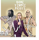 Cartoon spoof of the sci-fi horror film 28 Years Later: The Bone Temple depicting three of the lead characters, Samson (Chi Lewis-Parry), Sir Jimmy Crystal (Jack O'Connell), and Dr. Kelson (Ralph Fiennes) as a rock band called Bone Temple Pilots playing instruments made of bones.