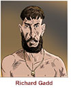 Caricature of Richard Gadd as Ruben in the HBO drama series Half Man.