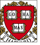 The Harvard logo with the words GO HAMAS substituting VERITAS.