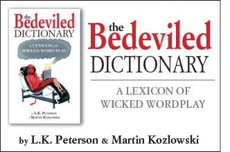 Advertisement for The Bedeviled Dictionary.