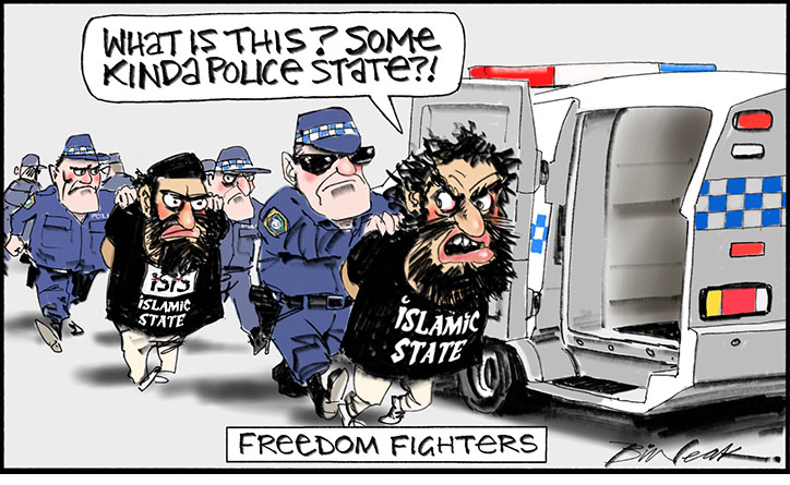 Freedom Fighters by Bill Leak