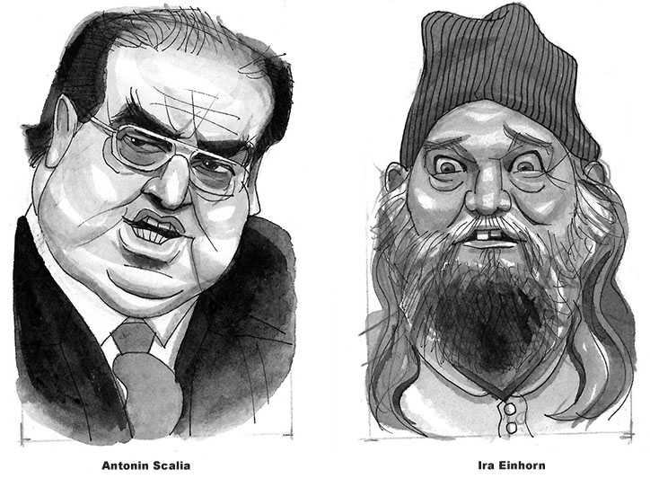 Antonin Scalia and Ira Einhorn