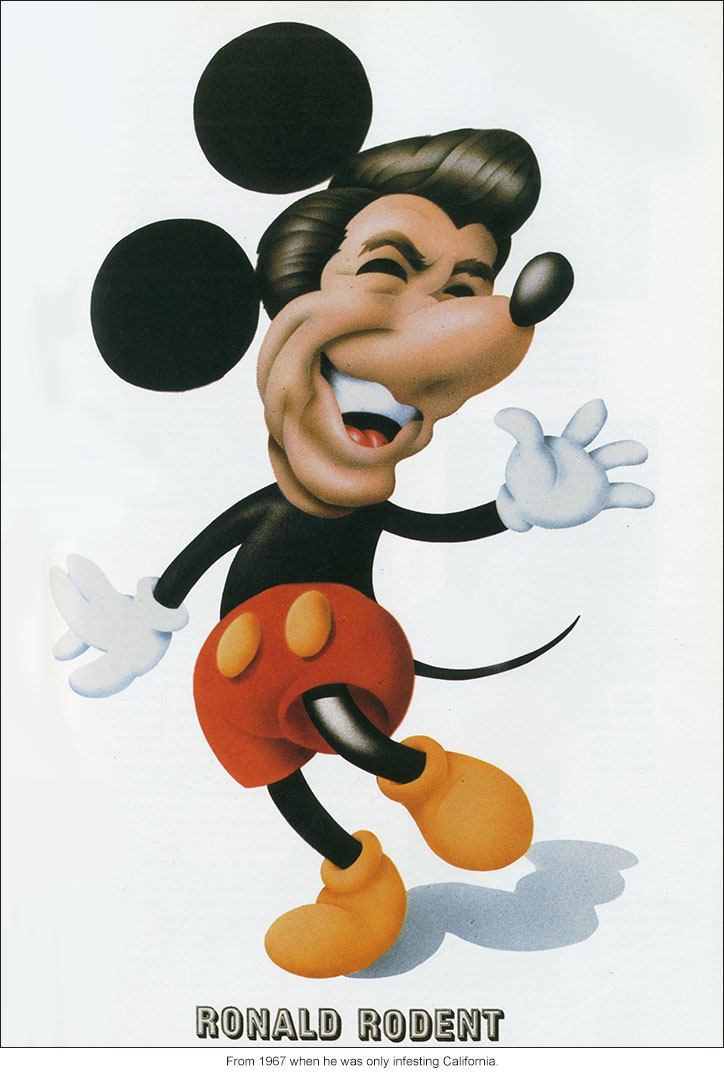 Ronald Reagan as Ronald Rodent