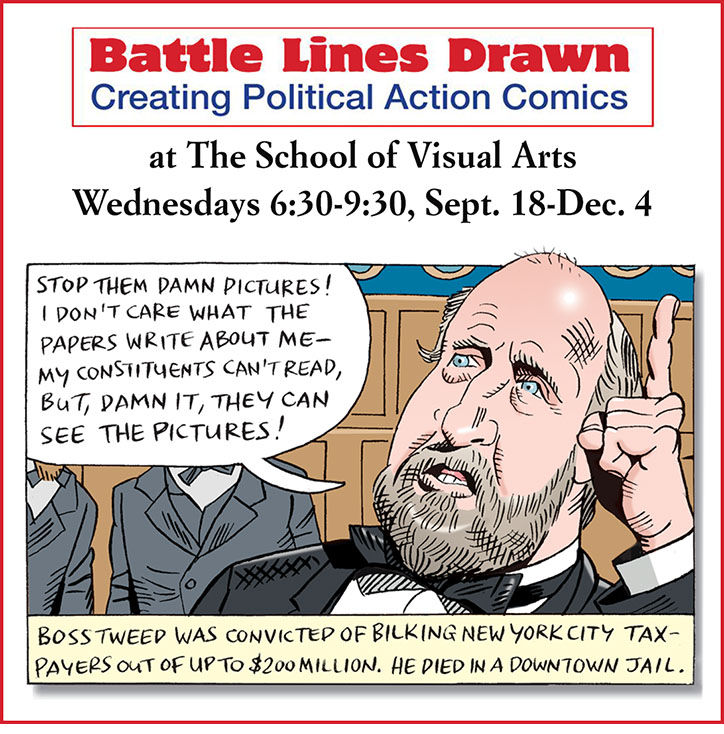 Battle Lines Drawn: Creating Political Action Comics